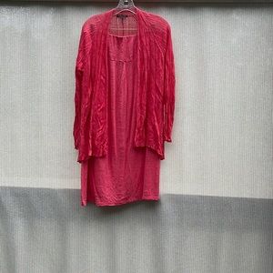 Eileen Fisher coral size medium outfit